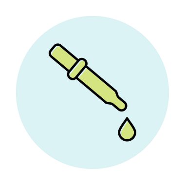 İlaç indirme çizgisi simgesi tasarım vektörü şablonu