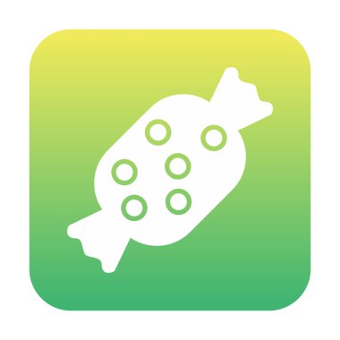 Şeker Web ikonu vektör illüstrasyonu