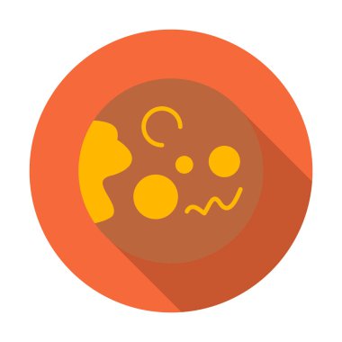 Gezegenler simgesi, vektör illüstrasyonu