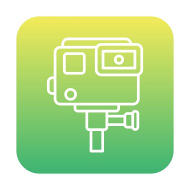 Eylem kamerası vektör illüstrasyonuName