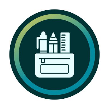 Kalem Durumu simgesi, vektör illüstrasyonu  