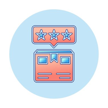 Teslimat kutusu simgesi, vektör illüstrasyonu basit tasarım