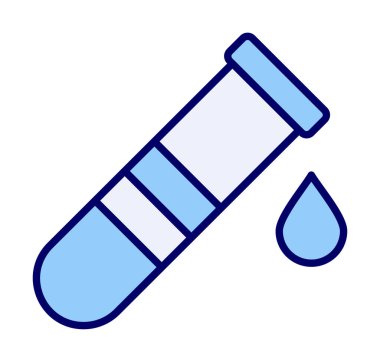 test tübü ikon vektör çizimi