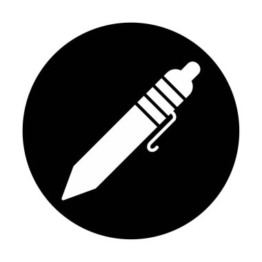 Tükenmez kalem simge vektör çizim 