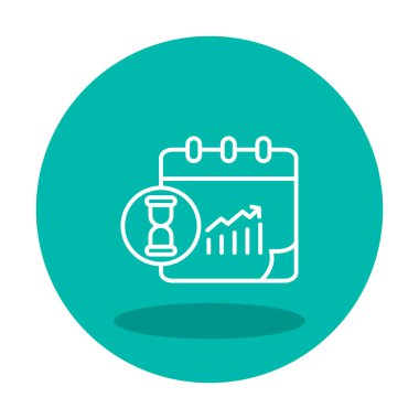 iş bitiş çizgisi vektör resimlemesi