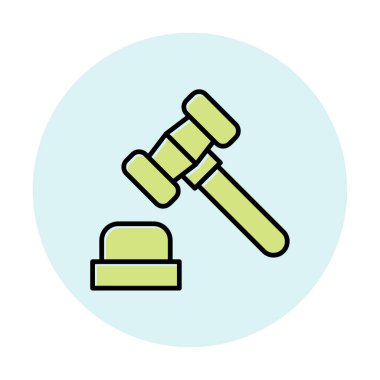 Yargıç Tokmak simgesi, satır biçimi 