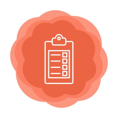 Pano simgesi, vektör illüstrasyonu basit tasarım