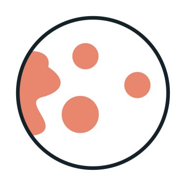 Gezegenler simgesi, vektör illüstrasyonu