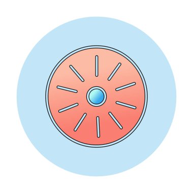 Modern simgenin vektör illüstrasyonu                  