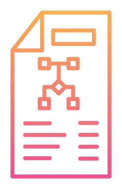 Dosya vektör simgesini çalıştır. Yazdırma, mobil ve web uygulamaları için kullanılabilir.