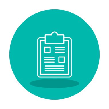 Pano simgesi, vektör illüstrasyonu basit tasarım