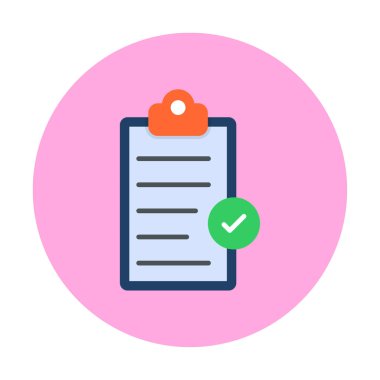 Basit Pano Tamamlanmış simge, vektör illüstrasyonu