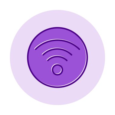 wifi simgesi, vektör illüstrasyonu basit tasarım