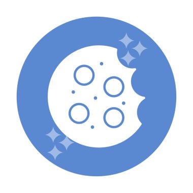 tatlı kurabiye izole vektör illüstrasyonu