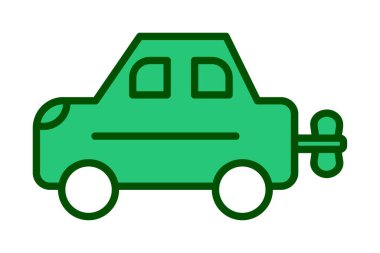 Araç Oyuncağı simgesi arka planda izole edildi