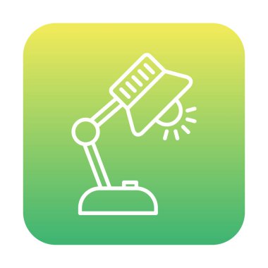 tablo lambası vektör illüstrasyonu