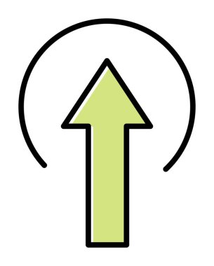 Simge işareti vektör çizim upload