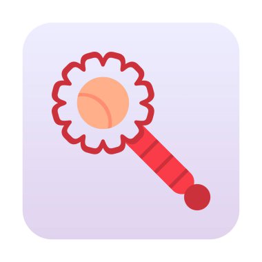 Çıngırak modern simgesinin vektör çizimi