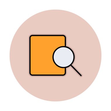 Büyütücü Cam Hat Simgesi