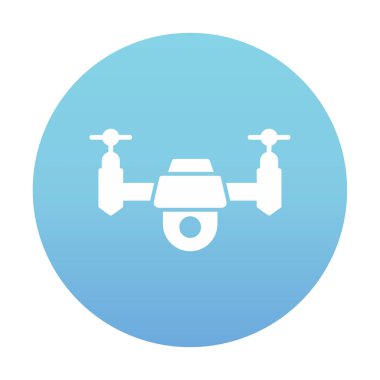  yaratıcı Drone web simgesi vektör çizimi