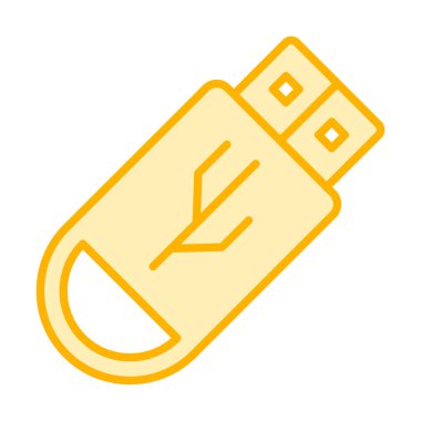 Web için usb flash simgesi.