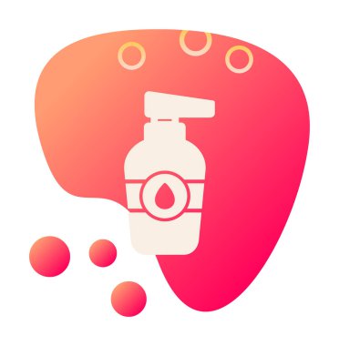 Beyaz arkaplanda bebek yağı vektör illüstrasyonu