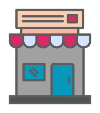 Basit simge vektör illüstrasyonunu sakla