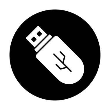 Web için usb flash simgesi.