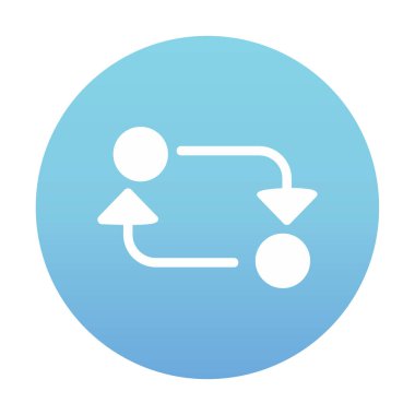 Web simgesi, vektör illüstrasyonunu değiştir