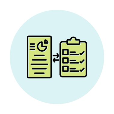 Çalışma Akımı web simgesi, vektör illüstrasyonu 