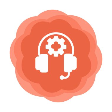 ikon vektör illüstrasyonunu destekle