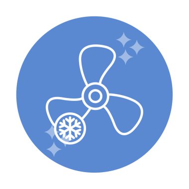 Fan vektör simgesinin gösterimi