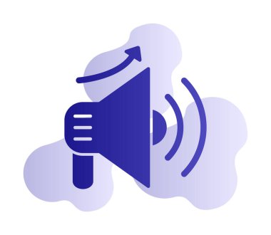 Basit Pazarlama Incerase simgesi, vektör illüstrasyonu