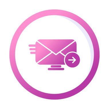 zarf, posta simgesi vektör illüstrasyonu