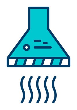 Egzoz, çıkarıcı kaput çizgisi simgesi