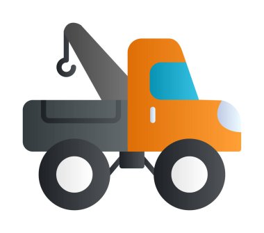 Yapı vinç simgesi, vektör illüstrasyon tasarımı