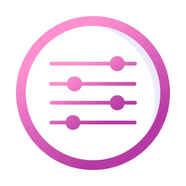 Ayar web simge vektör çizim