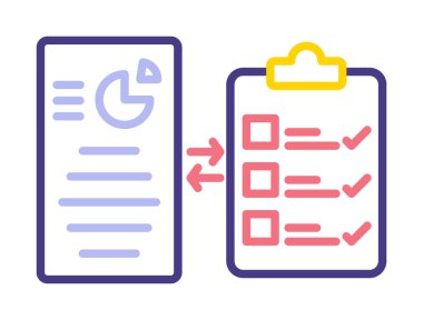 Çalışma Akımı web simgesi, vektör illüstrasyonu 