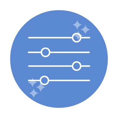 Ayar web simge vektör çizim