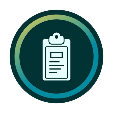 Pano simgesi, vektör illüstrasyonu basit tasarım