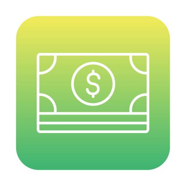 Basit ödeme finans simgesi, vektör illüstrasyonu