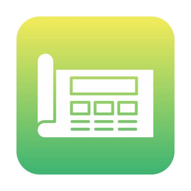 Şablon simgesi, vektör illüstrasyonu basit tasarım