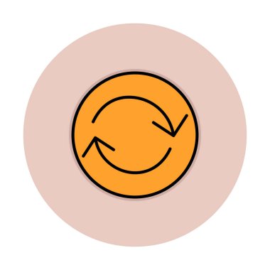 Web simgesi vektör illüstrasyonunu tazele                      