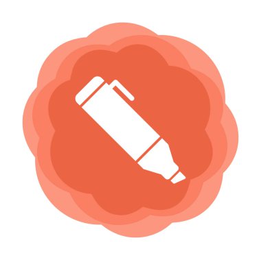 Vurgulama simgesi web basit illüstrasyon