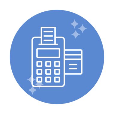 Vektör olarak EDC simgesi. logotype