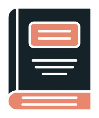 kitap simgesi vektör illüstrasyonu 