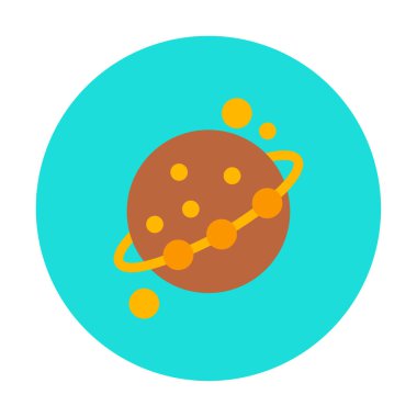 Gezegenler simgesi, vektör illüstrasyonu