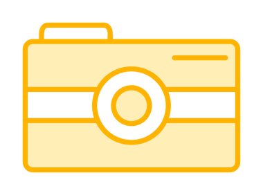 Kamera. Web simgesi basit illüstrasyon 