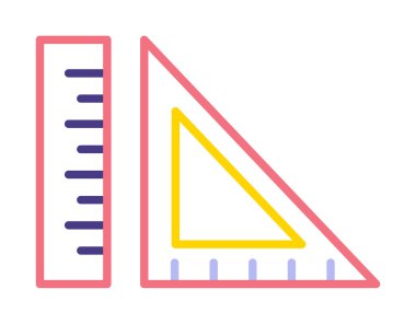 ölçekli düz simge, vektör illüstrasyonu 