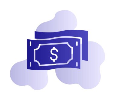 para düz simgesi, vektör illüstrasyonu